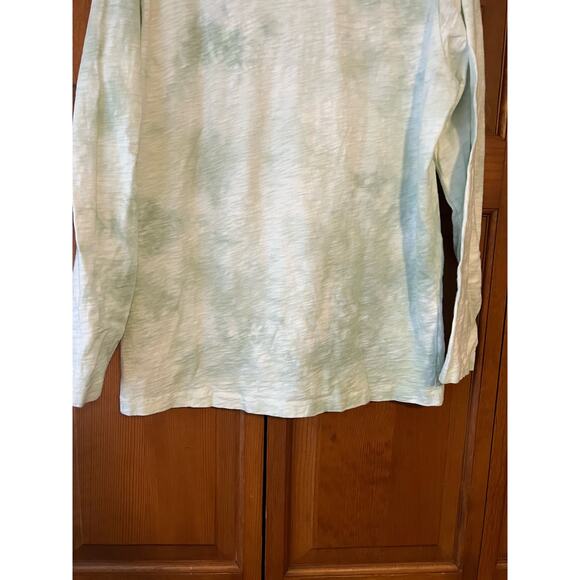Aritzia Wilfred Free Women's Crewneck Camari T-Shirt Long Sleeve Tie Dye Size M - Picture 8 of 8